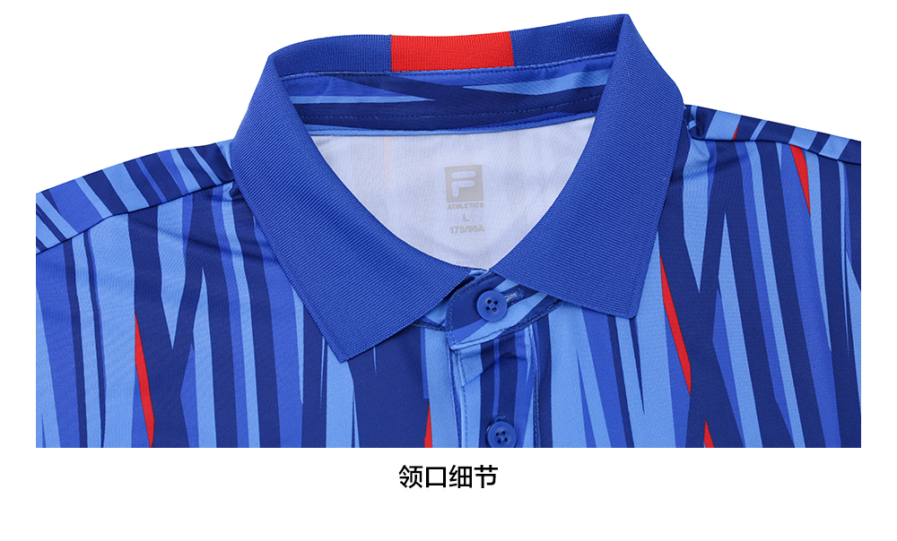 PHIM ATHLETICS Fila nam ngắn tay POLO 2019 mùa thu mới đan áo sơ mi ngắn tay - Áo polo thể thao áo polo nữ form rộng có cổ