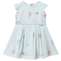 FILA KIDS FILA childrens clothing girls dress 2024 autumn new childrens cute fashion woven skirt