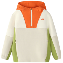 FILA KIDS FILA childrens clothing girls sweatshirts 2024 autumn new childrens sports outdoor hooded tops