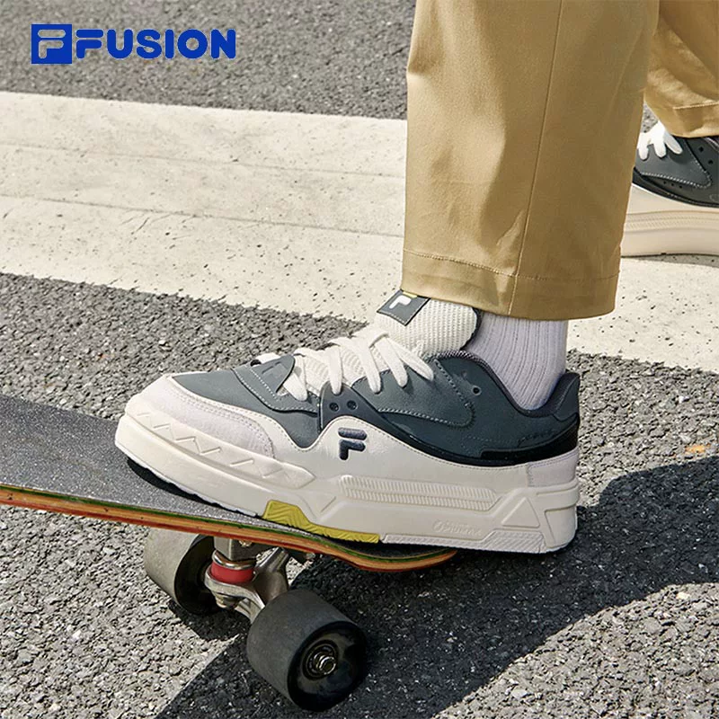 FILA FUSION Фила модный бренд Банковская пара туфли толстая подошва мужская и женская обувь спортивный стиль уличная повседневная обувь