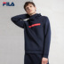 Áo len nam chính hãng của Fila Fila 2019 Mùa xuân mới - Thể thao lông cừu / jumper hoodie đen Thể thao lông cừu / jumper