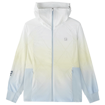 FILA KIDS FILA childrens clothing for girls and boys sun protection clothing 2024 summer new childrens sports knitted jacket trend