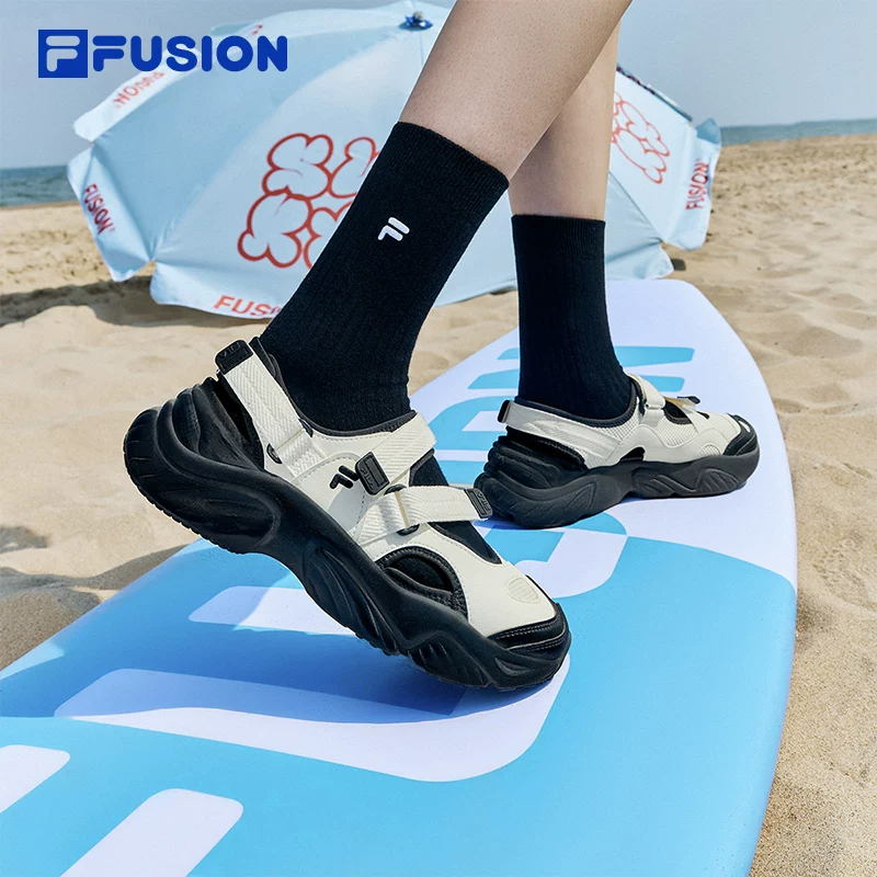 Туфли-сандалии FILA FUSION Mary Jane Conch, спортивные, летние, дышащие, на липучке, повседневные женские туфли