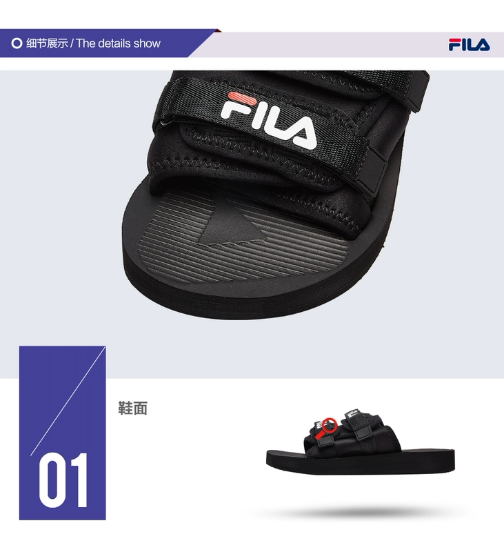 PHIM FUSION Dép nữ Fila 2019 Mùa hè Xu hướng thời trang mới Quần áo bảo hộ lao động thường có chức năng Dép - Dép thể thao