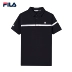 FILA Fila Áo sơ mi nam POLO chính thức 2019 Mùa xuân mới sọc thường đan áo sơ mi ngắn tay - Áo polo thể thao áo polo cá sấu Áo polo thể thao