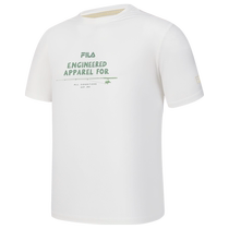 (Same style as Huang Jingyu) FILA mens knitted short-sleeved shirt 2024 summer new outdoor sports T-shirt