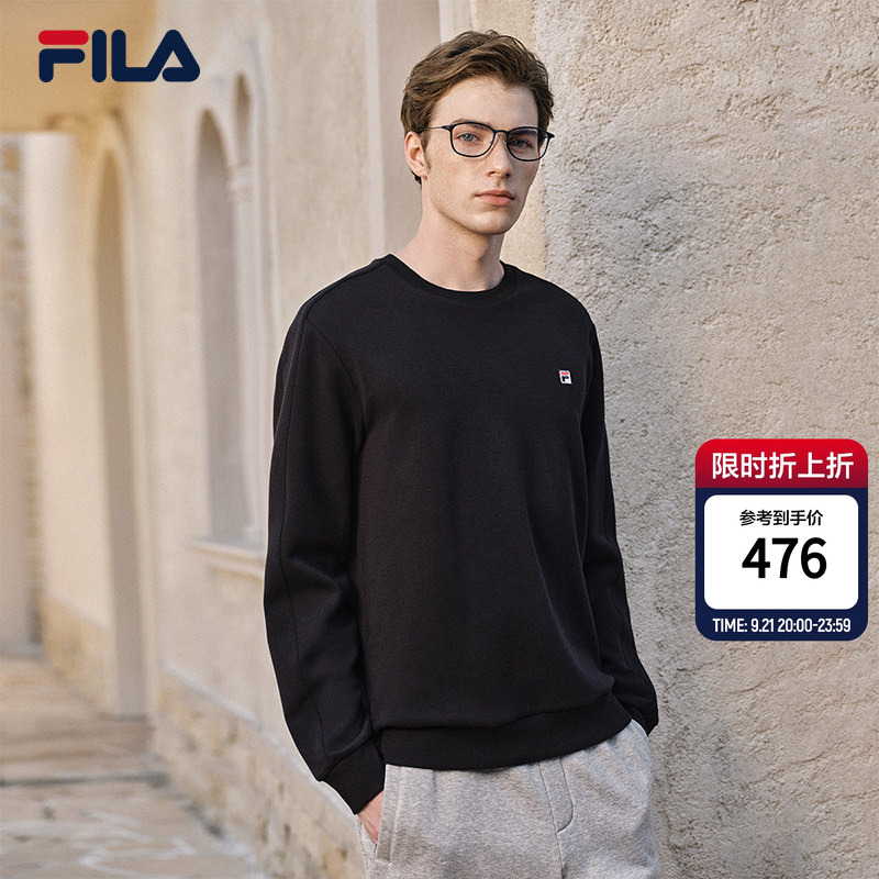 Fila Commuting Sweatshirt | Fila Men's Sweatshirt Autumn Style Round Neck Business Casual Long Sleeve Pullover Sports Fila Commuting Sweatshirt | Fila Men's Sweatshirt Autumn Style Round Neck Business Casual Long Sleeve Pullover Sports