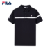 FILA Fila Áo sơ mi nam POLO chính thức 2019 Mùa xuân mới sọc thường đan áo sơ mi ngắn tay - Áo polo thể thao áo polo bé trai Áo polo thể thao