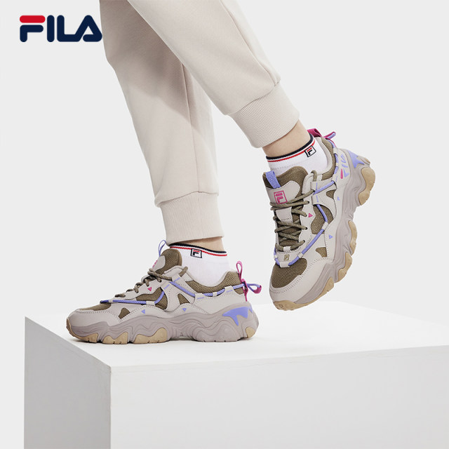 FILA sneakers ເກີບແມ່ຍິງ 2024 summer cat claw shoes 5th generation casual shoes dad shoes