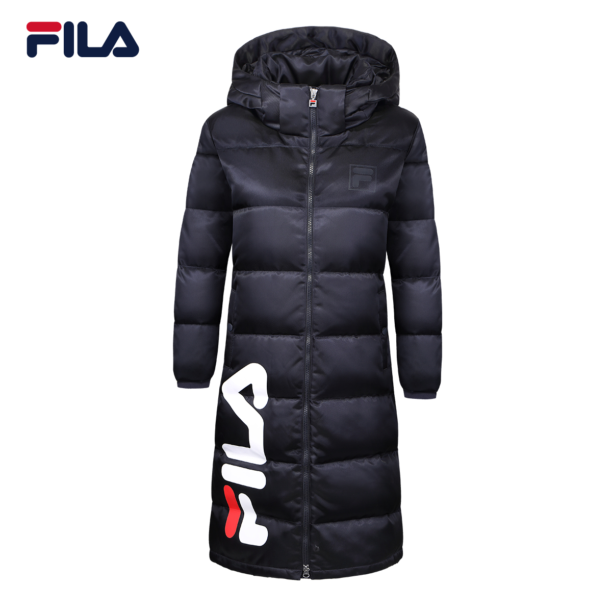 fila long down jacket
