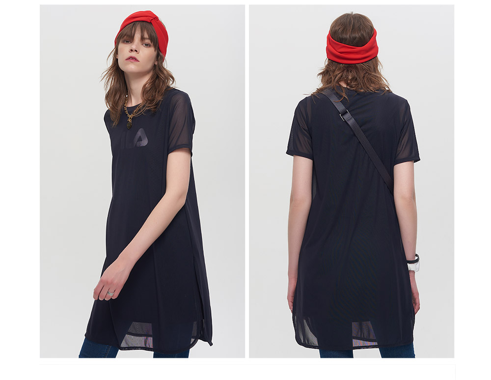 FILA Fila váy 2018 new casual thể thao đơn giản thoải mái ăn mặc nữ quan the thao nu