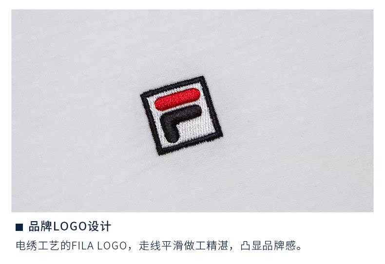 FILA Fila Nam Ngắn Tay Áo Ve Áo Ngắn Tay Áo Polo Áo Bông Thể Thao Kinh Doanh Bình Thường Ngắn Tay Áo Sơ Mi Nam áo polo aremi
