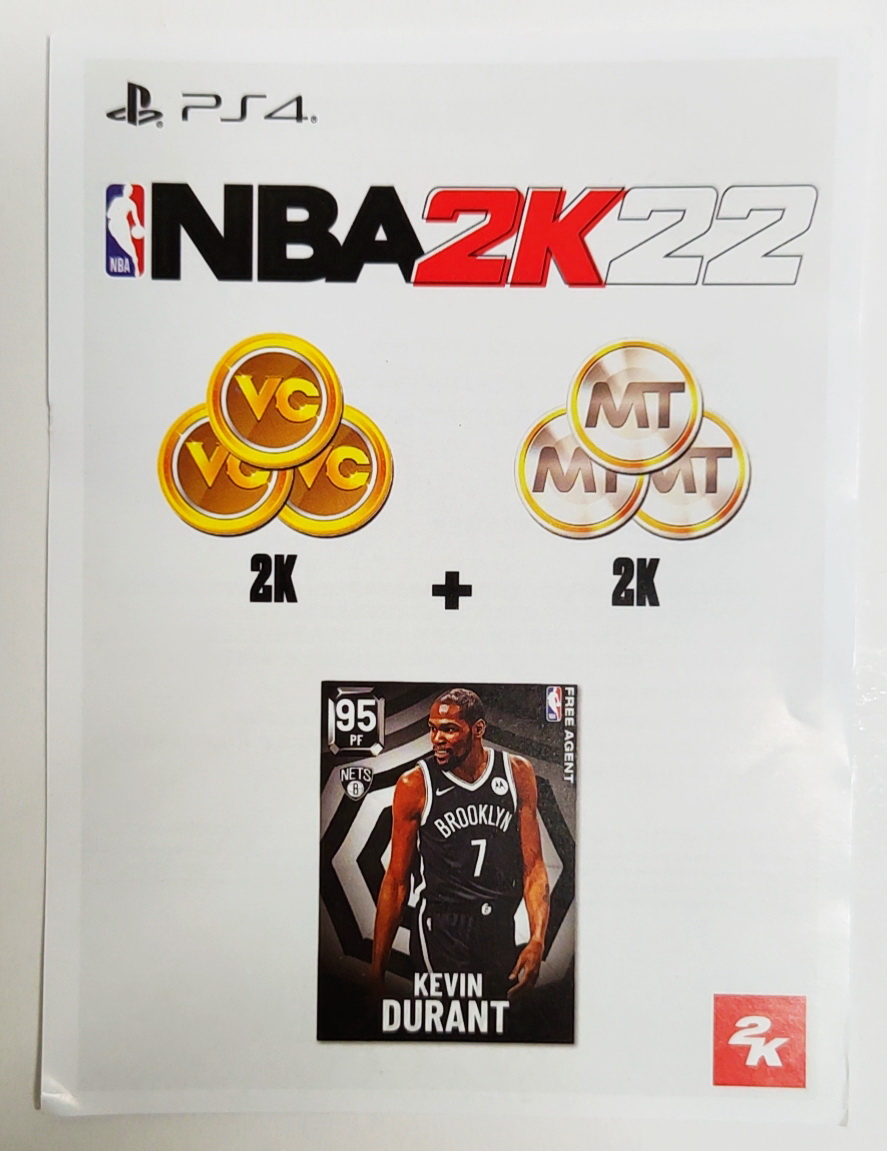 拍照發貨ps4 Nba 2k22 Vc幣mt幣00vc 00mt 港版港服兌換 露天拍賣