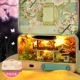 [Spring Landscape Box] Печать золотой светильник с ремнем+