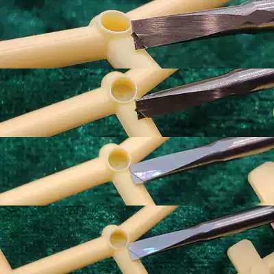 Shock wave HZT box card centering flat bottom drill positioning round hole drill flat bottom drill hard alloy