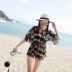 Cặp đôi đồ bơi nữ bikini ba mảnh bảo thủ che bụng áo tắm bên bờ biển kỳ nghỉ quần nam áo tắm nóng bỏng Set đồ đi biển cho cặp đôi Vài đồ bơi