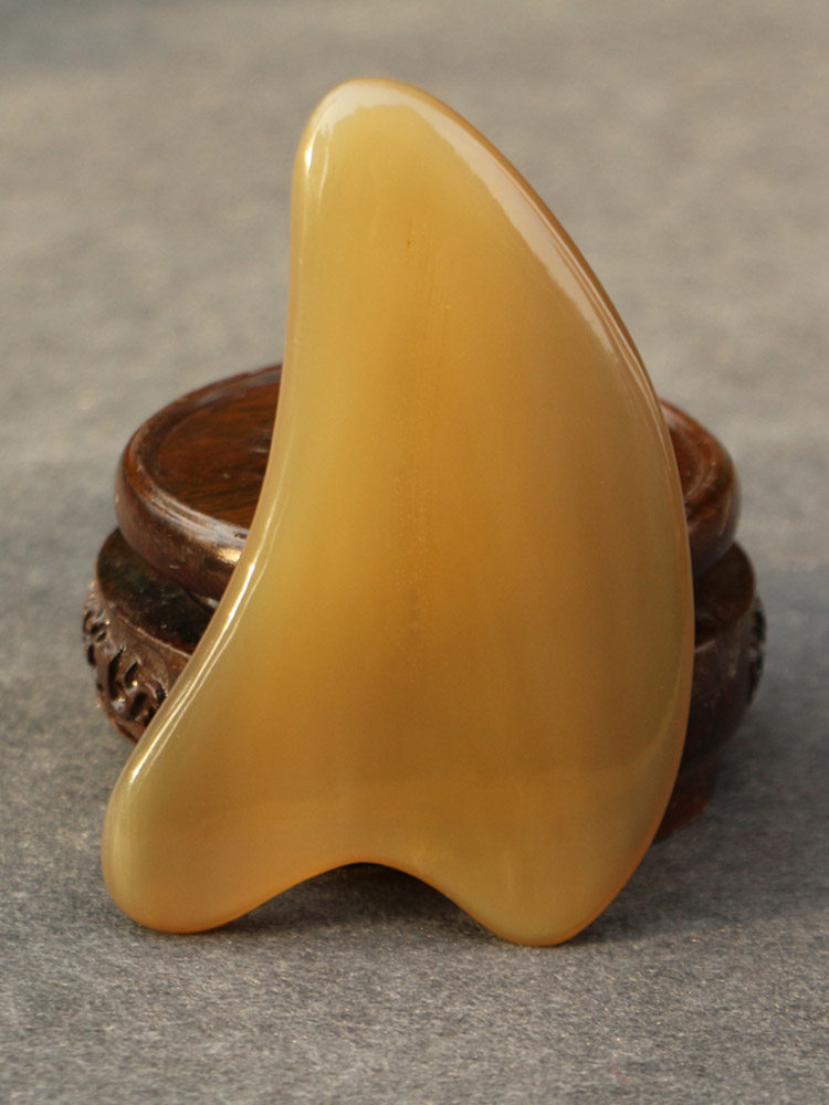 Natural white horn scraping massage board facial beauty board beauty salon home universal thickening more than 1 meter