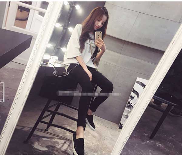 COCO size lớn cho nữ mùa đông mặc quần legging mặc quần cạp cao cạp cao Quần skinny mỏng co giãn 2018 áo khoác bomber nữ
