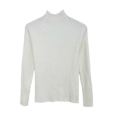 Приятный телу цветной осенний удерживающий тепло трикотажный свитер, высокий воротник, изысканный стиль, облегающий крой