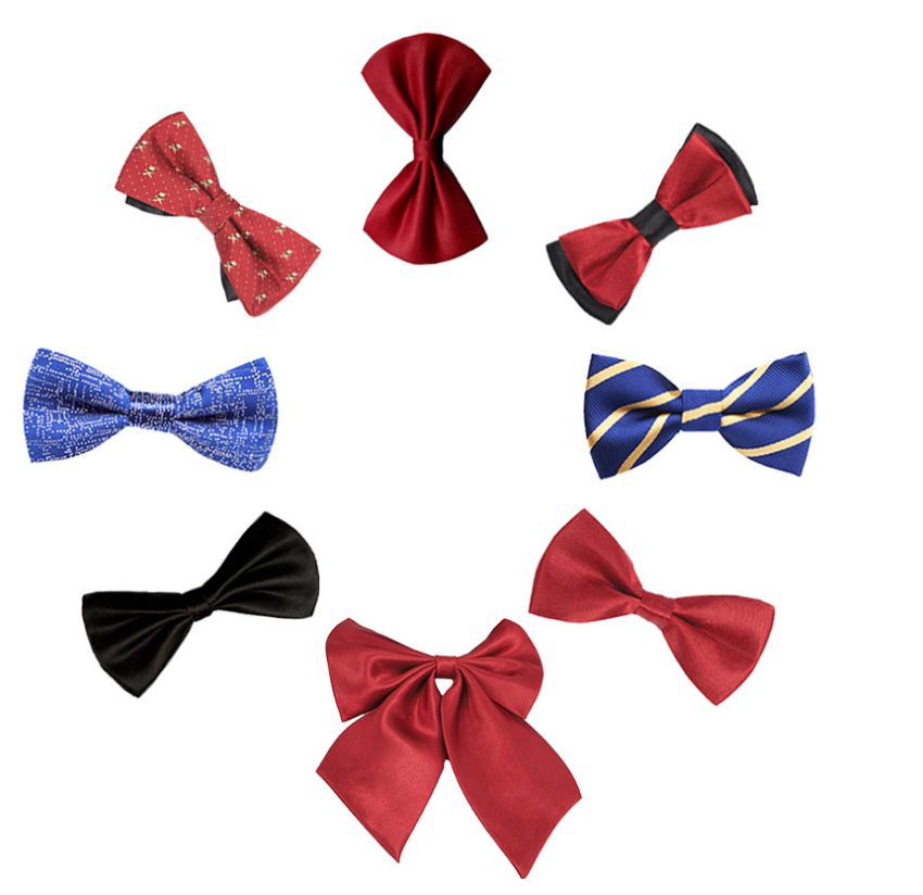 Children's bow tie and tie children's clothing dress suit bow tie boys and girls little flower girl wedding performance shirt collar flower tide