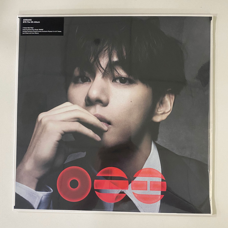 In Stock Bts Arirang Kim Taehyung Colored Vinyl Bts Black Vinyl Lp Brand New Unopened