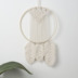 Feather Dreamcatcher DIY gói vật liệu tấm thảm tua rua để gửi hướng dẫn rung dây chuyền tấm thảm dệt kim Macrame đan tay thảm trang trí phòng khách Tapestry