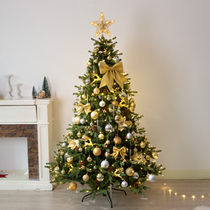 PE hybrid automatic Christmas tree 2024 new style 1 8m encrypted spruce 2 1m large Christmas luxury package