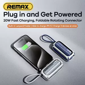 REMAX 20W зарядное устройство Mini Power Bank с быстрой зарядкой для Iphone16