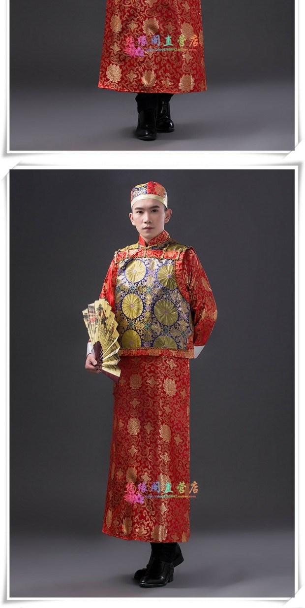 Đặc biệt cung cấp mới Qing Qing Manchu Belle Elder trang phục nam chủ nhà trẻ áo choàng trang phục sân khấu nhiếp ảnh - Trang phục dân tộc kiểu đồ bộ đẹp