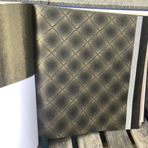 Modern fashion simple imitation leather pattern soft bag Diamond plaid wallpaper living room TV wallpaper background wall KTV packaging