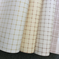 American Countryside Style Wallpaper Small Plaid Wall Paper Yellow Small Gaggi Gaggi Field Character Wall Dress Matching with Wallpaper