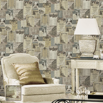 Vintage American country poster wallpaper English letters Western restaurant wallpaper Coffee house wallpaper study background wall