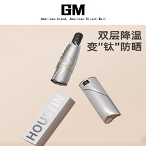 American GM sun umbrella for women double-layer titanium silver fully automatic sun protection and ultraviolet protection small portable sunny or rainy umbrella