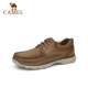 Giày nam Camel 2019 xuân mới giày da ren giản dị thời trang nhẹ ngoài trời thoải mái xu hướng giày - Khởi động ngoài trời