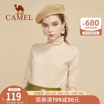 Camel Camel 2021 spring new turtleneck sweater women long sleeve pullover loose slim Joker sweater