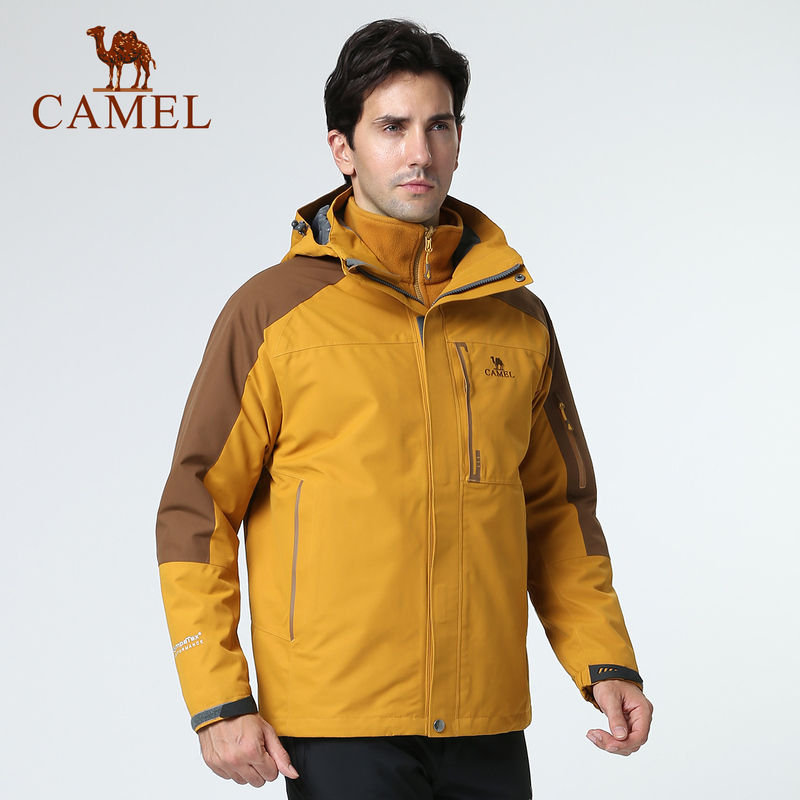 [Not for Sale] Outdoor Men's 3-in-1 Detachable Windproof and Waterproof Jacket with Fleece Lining and Thickened Design