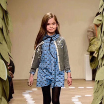 Cashmere custom BP autumn and winter new embroidered girls sweater Children sweater parent-child pure cashmere baby cardigan