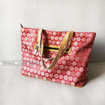 (First layer cowhide-withdrawal inventory tail goods) temperament waterproof large capacity tote bag advanced sense shoulder bag female