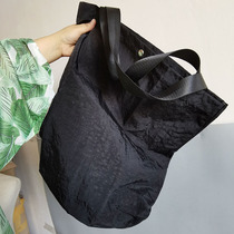 (Factory export-super large) personality big shoulder bag waterproof nylon Oxford cloth foreign-style tote bag bag