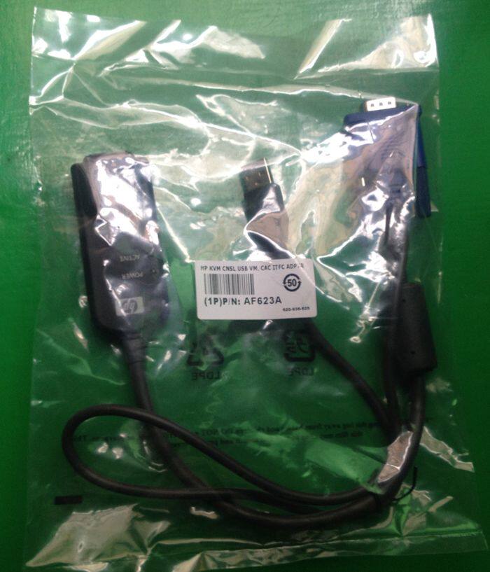 New original hp AF623A 580648-001 KVM Console USB Virtual Media