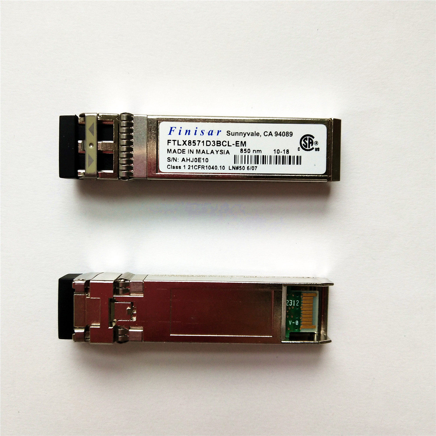 Original fit Finisar FTLX8571D3BCL-EM 10G 850nm 500m 10,000 trillion multimode SFP spot