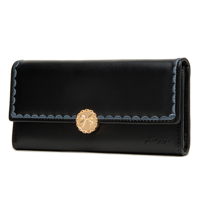 Prettyzys Women's Long Wallet, Solid Color, Fashionable Hardware, High-End Feel, 70% off Layers, Multifunctional, Large Capacity Wallet