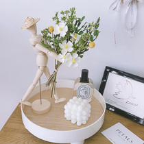 ins wind swing piece net red dry flower bouquet real flower bouquet natural air dry bonding flower creative puppet knuckle man hug hug