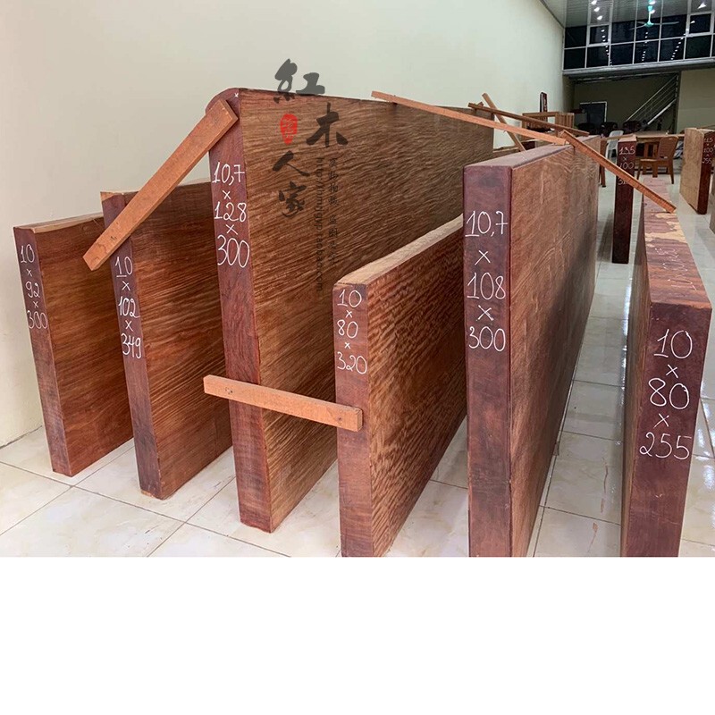 Burmese Solid Wood Boss Desk Large Fruit Red Sandalwood Log Executive Desk Meeting Work Whole Solid Wood Large Board Blank