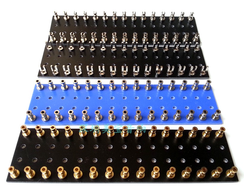 Double row nailed insulated bakelite board shed strip FR4 bile machine speaker welding shed board 143x37x2mm