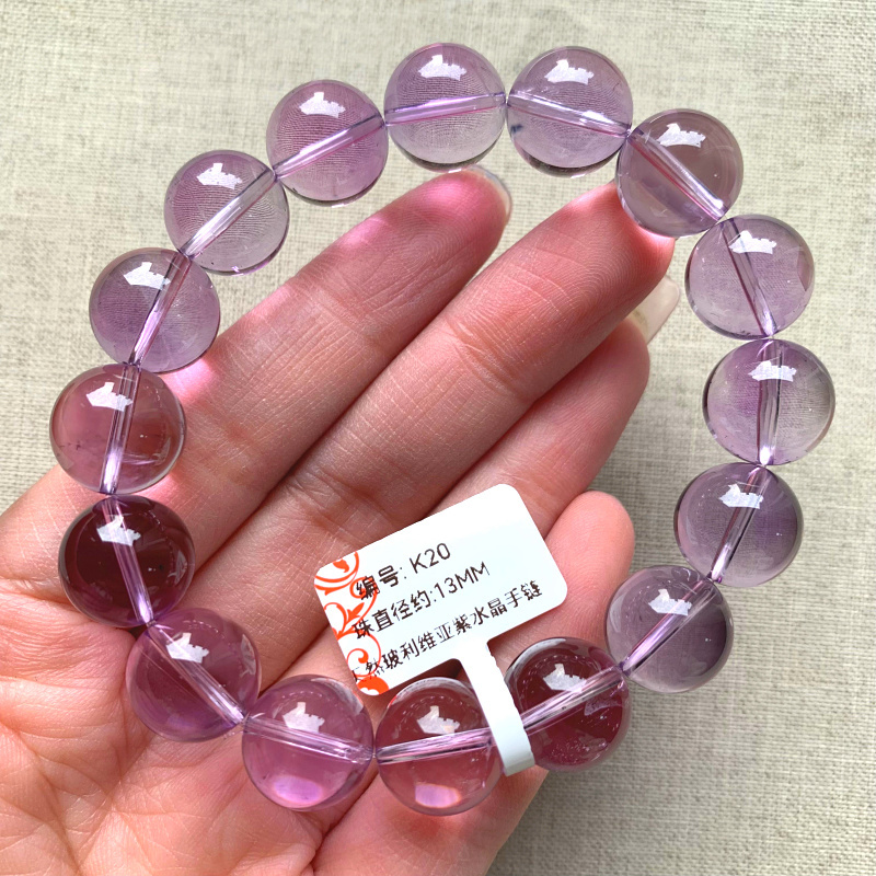 Natural Bolivian Amethyst Bracelet, Sky Realm, Glassy Amethyst Bracelet for Women, Gift for Best Friend