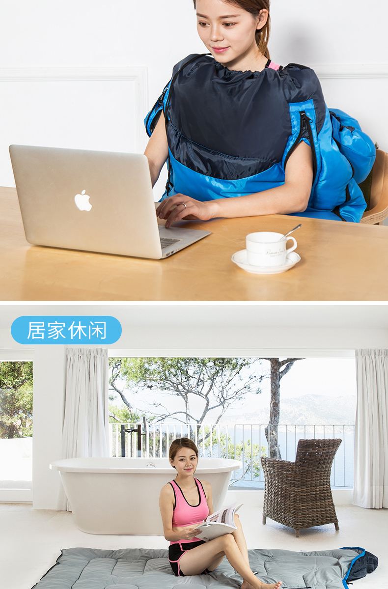 Giường ngủ mùa đông dành cho người lớn mùa đông dày có thể ấm áp nam và nữ độc thân đôi mùa đông nhà trong nhà khách sạn - Túi ngủ túi ngủ cho be 10 tuổi