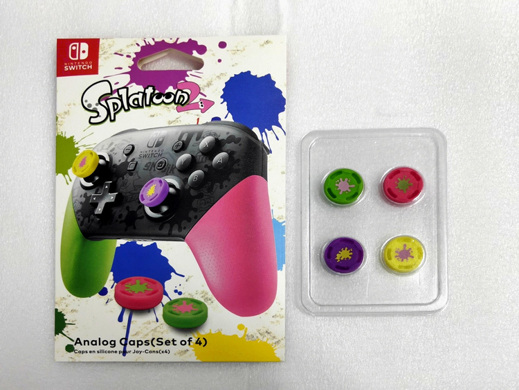 Nintendo Switch NS Joy Con tay cầm bên trái và bên phải bảo vệ vỏ bảo vệ trường hợp silicone nắp rocker - Người điều khiển trò chơi mua tay cầm chơi game