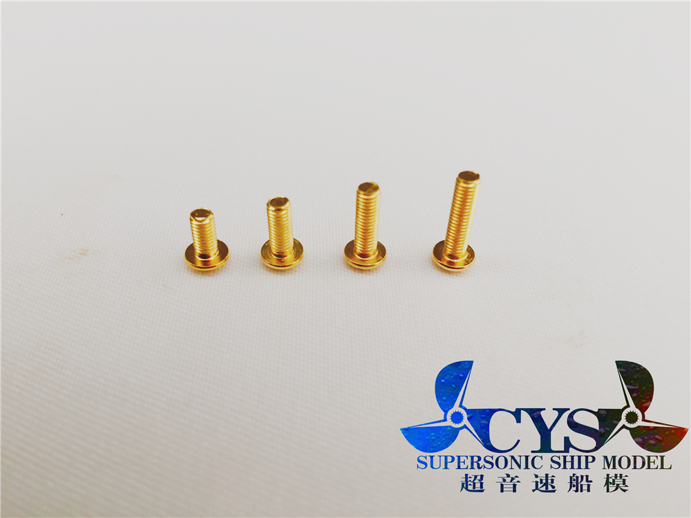 Imported 12 grade 9 titanium alloy screw M3*6*8*10*12 Semi-round head hexagon screws super hard anti-corrosion