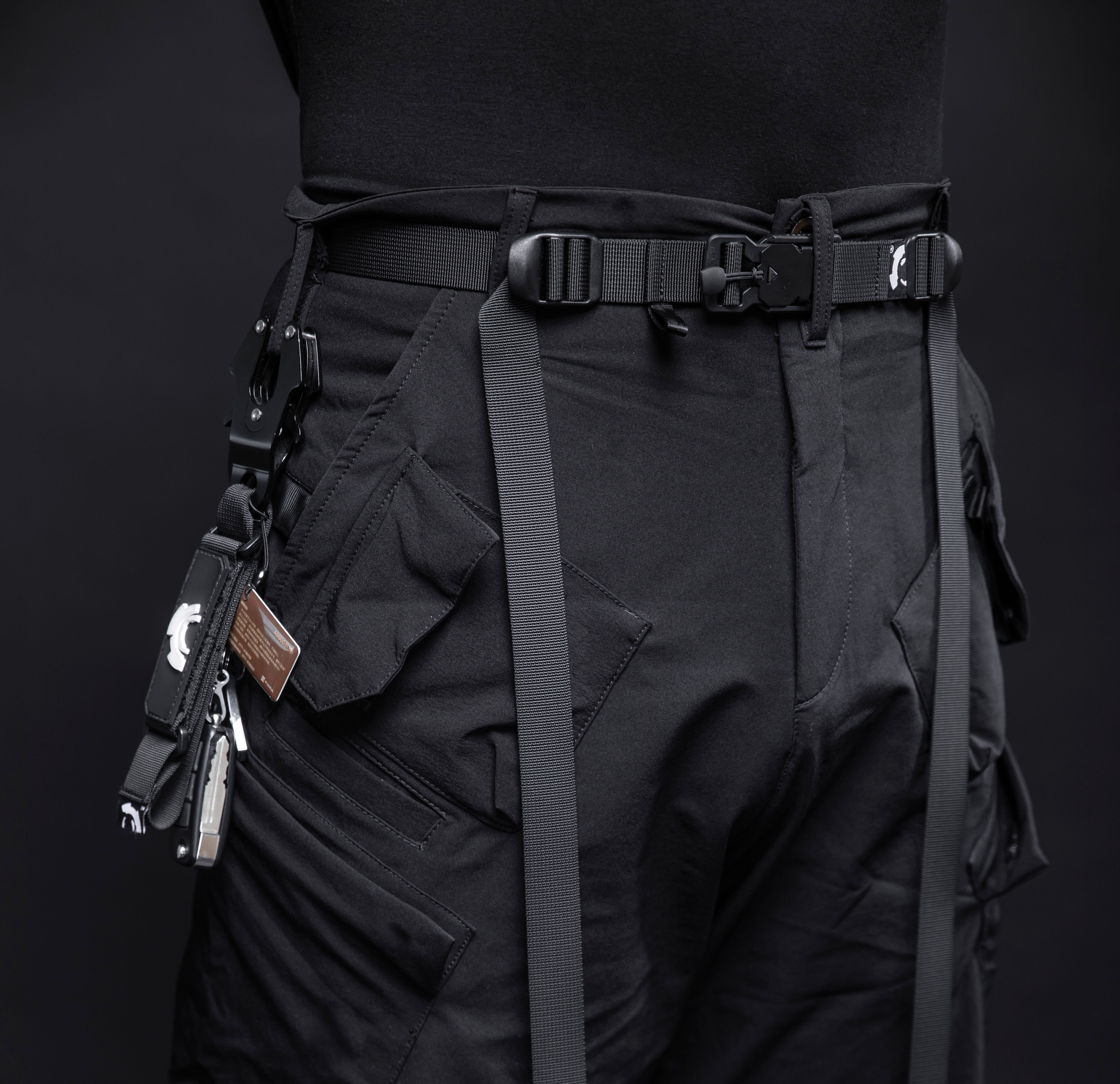 (Overclocking roaming) composite three variable adjustable fidlock magnetic buckle function wind belt trend belt